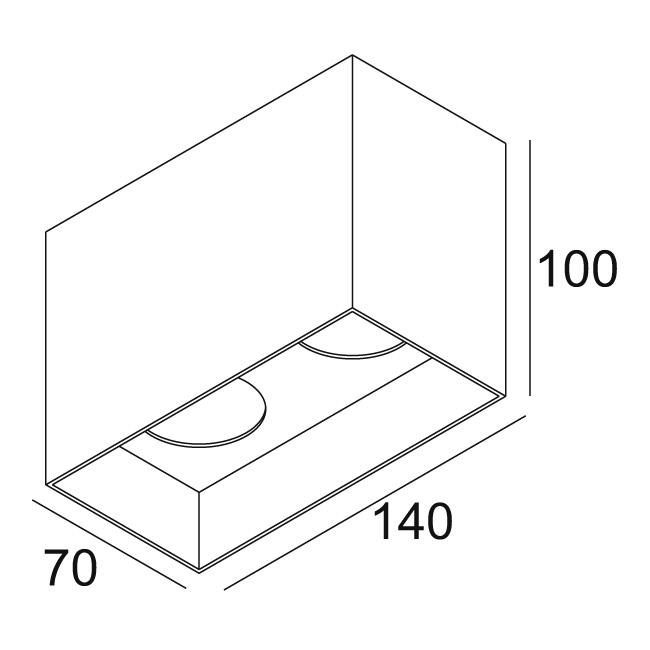 Afbeeldingen van QOBY S AC 2 92733 DIM8 B IP20 LED - 2700K - CRI90 - 33°