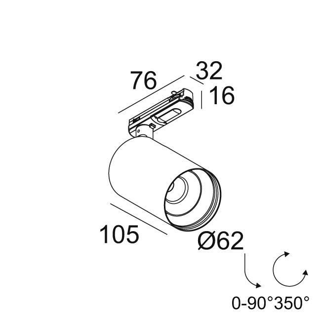 Afbeeldingen van SPYCO Hi ADM1F B IP20 GU10 LED