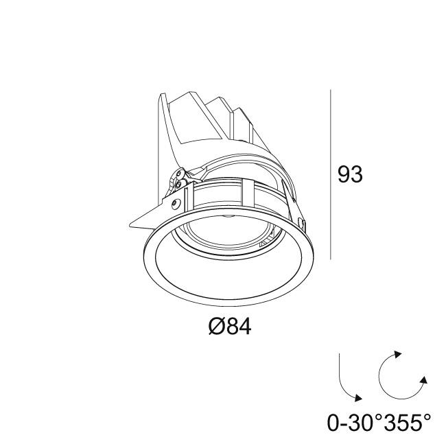 Afbeeldingen van ENTERO RD-S 92710 GC IP20 LED - 2700K - CRI90 - 10°