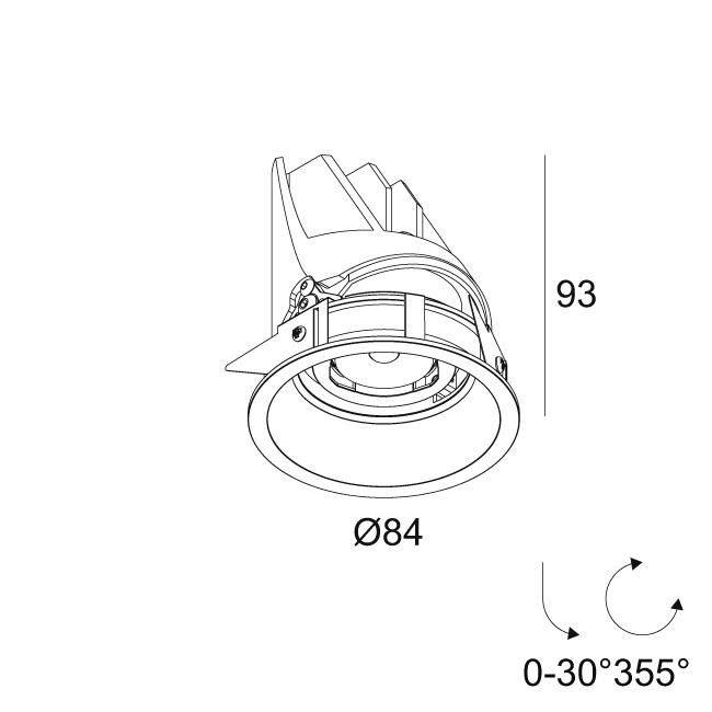 Afbeeldingen van ENTERO RD-S 92720 GC IP20 LED - 2700K - CRI90 - 20°