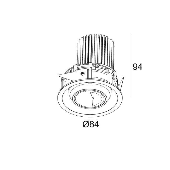 Afbeeldingen van ENTERO RD-S WALLWASH 927 B IP20 LED - 2700K - CRI90