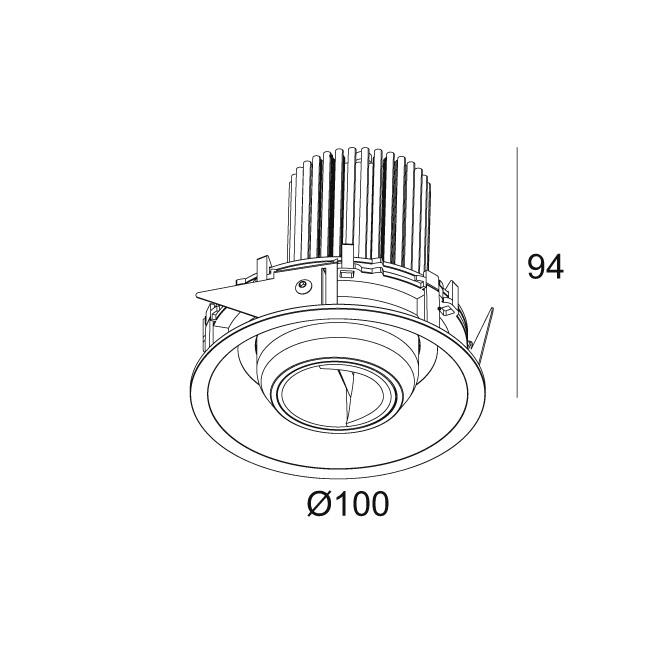 Afbeeldingen van ENTERO RD-M WALLWASH 927 GC IP20 LED - 2700K - CRI90