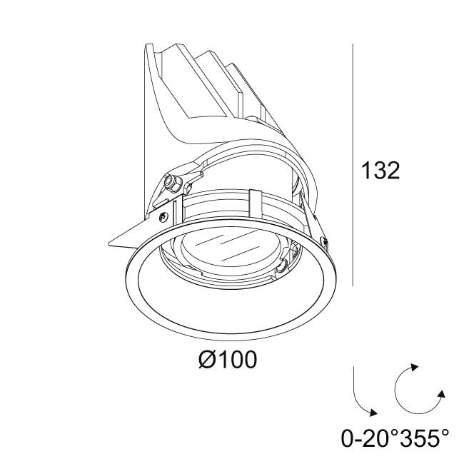 Afbeeldingen van ENTERO RD-M X 92710 W IP65 LED - 2700K - CRI90 - 10°