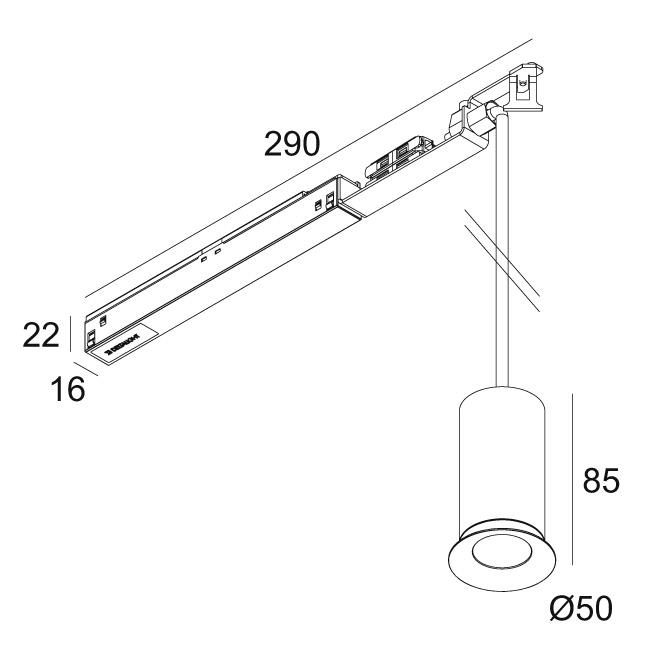 Afbeeldingen van M - CUPPA C 93040 MDL B-GC IP20 LED - 3000K - CRI90 - 40°