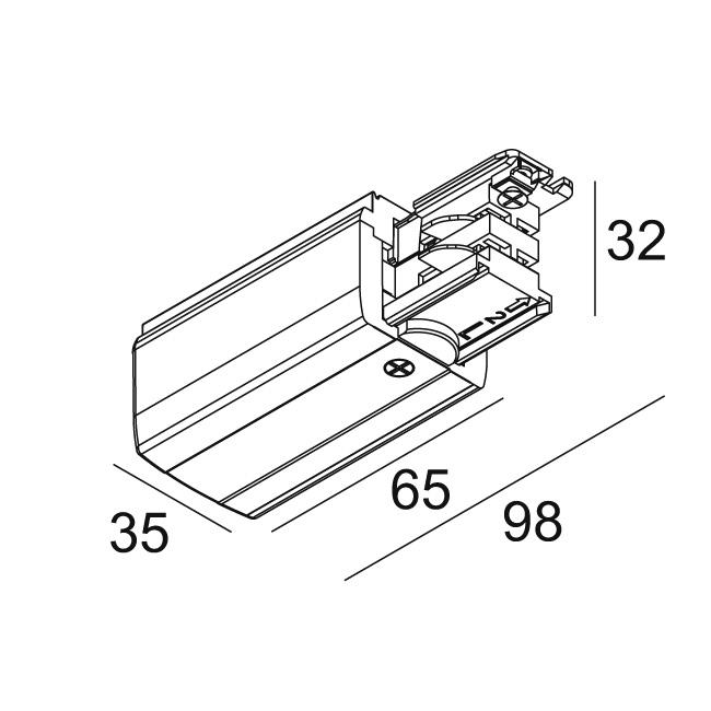 Afbeeldingen van TRACK 3F ON END SUPPLY 11 B IP20