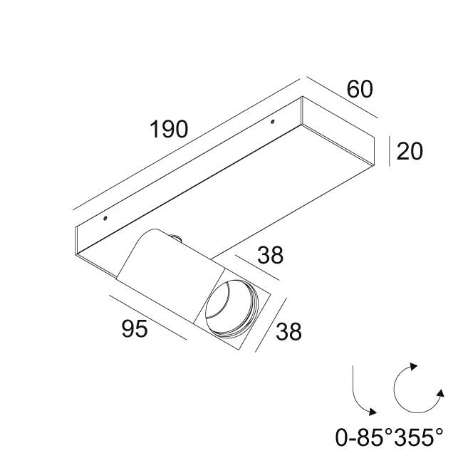 Afbeeldingen van OCTAV 39 ON 1 92740 DIM8 W-W IP20 LED - 2700K - CRI90 - 40°