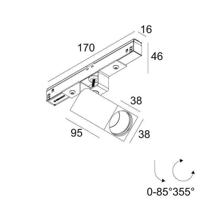 Afbeeldingen van M20/M26H - OCTAV 39 92720 MDL B IP20 LED - 2700K - CRI90 - 20°