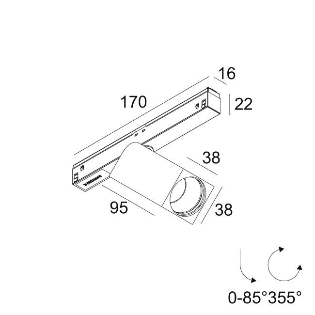 Afbeeldingen van M26L - OCTAV 39 92720 MDL B IP20 LED - 2700K - CRI90 - 20°