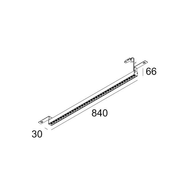 Afbeeldingen van D-LINER 30 INF SAPP 08 RD 83067 B-B IP20 LED - 3000K - CRI80 - 67°