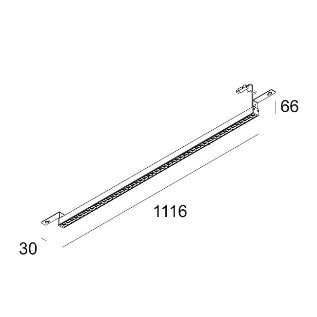 Afbeeldingen van D-LINER 30 INF SAPP 11 RD 83067 B-B IP20 LED - 3000K - CRI80 - 67°