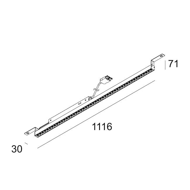 Afbeeldingen van D-LINER 30 INF 30BD 11 83067 DIM5 B-B IP20 LED - 3000K - CRI80 - 67°