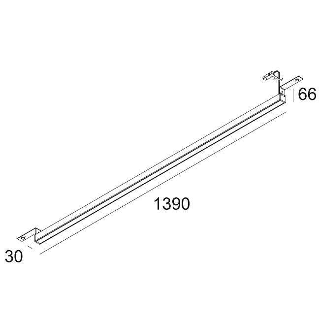 Afbeeldingen van D-LINER 30 SBL SAPP 13 RD 930 B IP20 LED - 3000K - CRI90