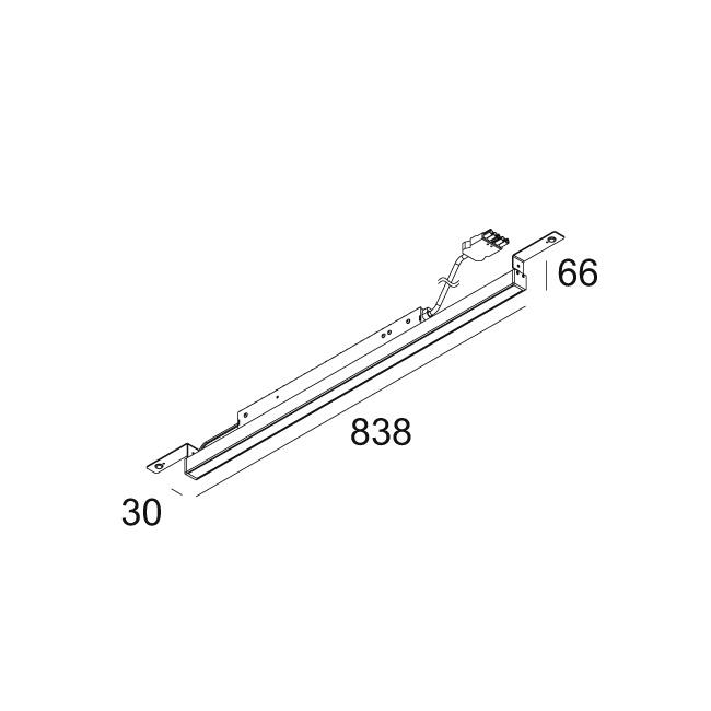 Afbeeldingen van D-LINER 30 SBL SAPP 08 930 DIM5 W IP20 LED - 3000K - CRI90