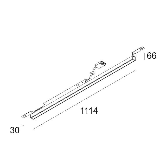 Afbeeldingen van D-LINER 30 SBL SAPP 11 930 DIM5 B IP20 LED - 3000K - CRI90