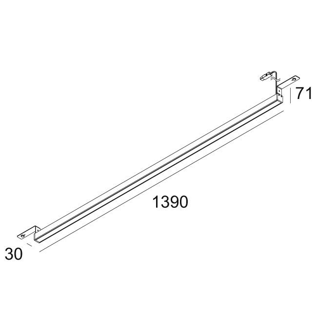 Afbeeldingen van D-LINER 30 SBL 30BD 13 RD 930 B IP20 LED - 3000K - CRI90