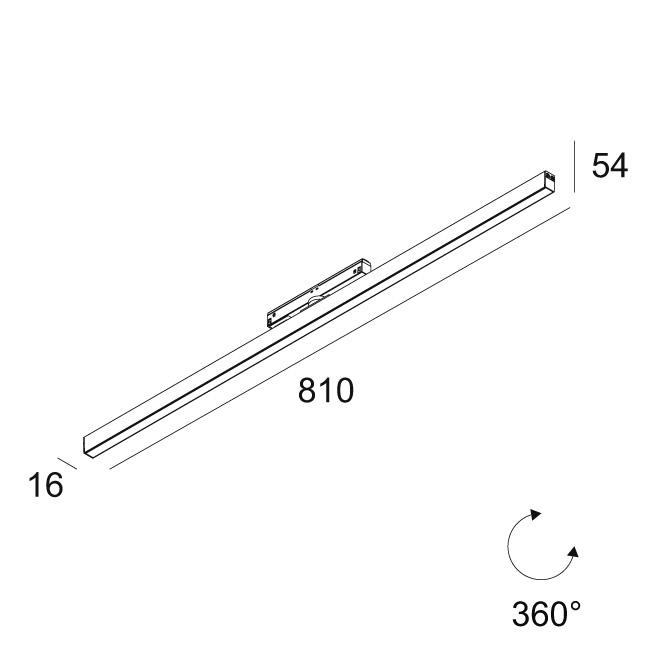 Afbeeldingen van M26L - LED LINE OK 927 MDL B IP20 LED - 2700K - CRI90