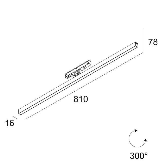 Afbeeldingen van M26H - LED LINE OK 927 MDL B IP20 LED - 2700K - CRI90