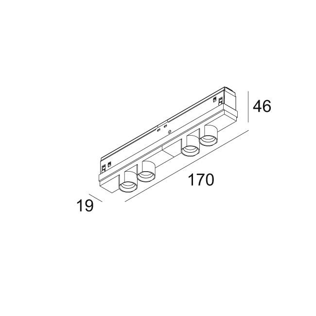 Afbeeldingen van M20/M26H - JUM-OH! 4R 93030 MDL B IP20 LED - 3000K - CRI90 - 30°