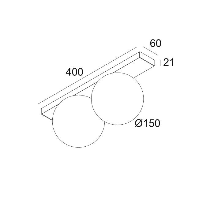 Afbeeldingen van OONO ON 2 927 W IP44/20 LED - 2700K - CRI90