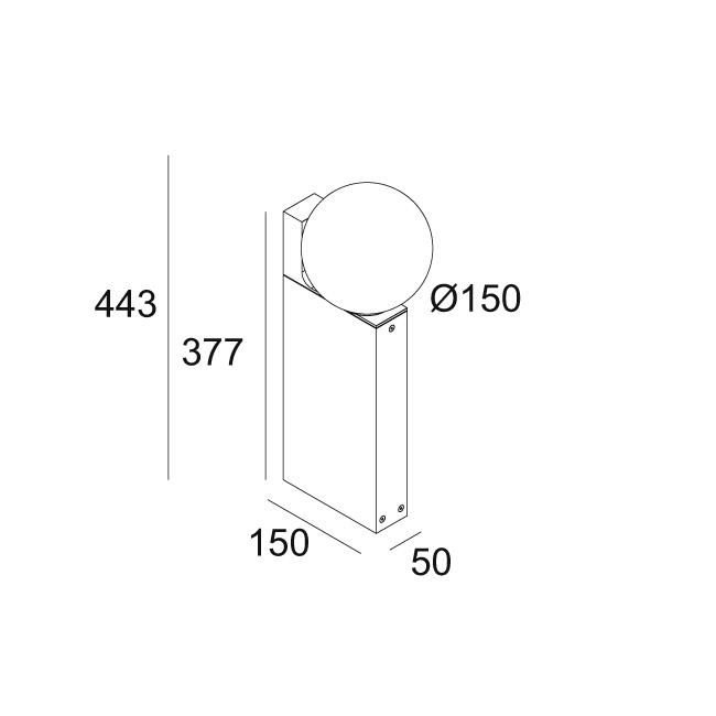 Afbeeldingen van OONO P40 927 DIM8 B IP54 LED - 2700K - CRI90