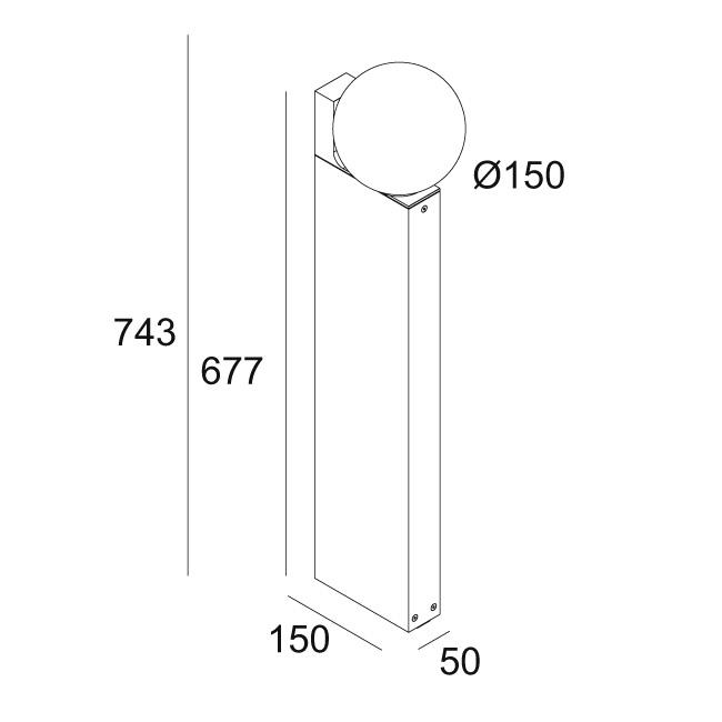 Afbeeldingen van OONO P70 927 DIM8 B IP54 LED - 2700K - CRI90