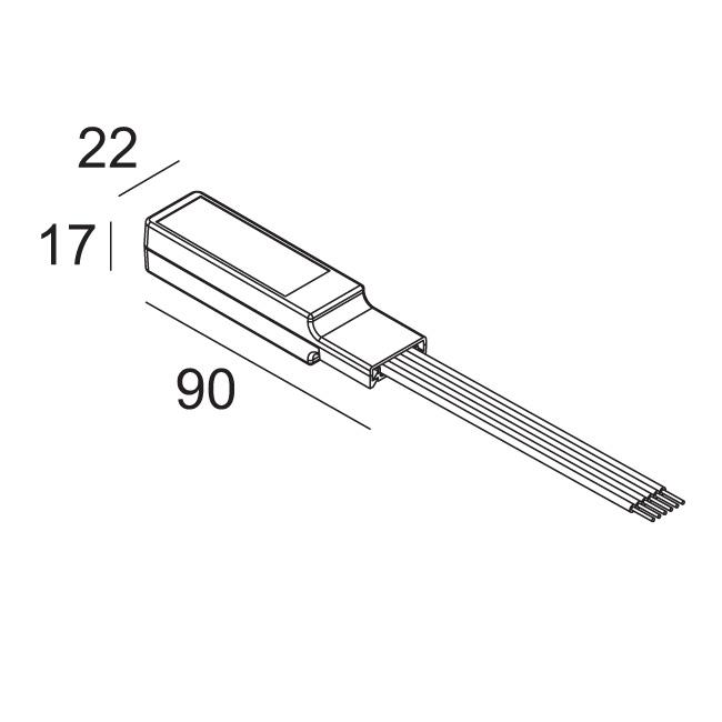 Afbeeldingen van 24V-DC / 4A DIM1 UNIT IP20