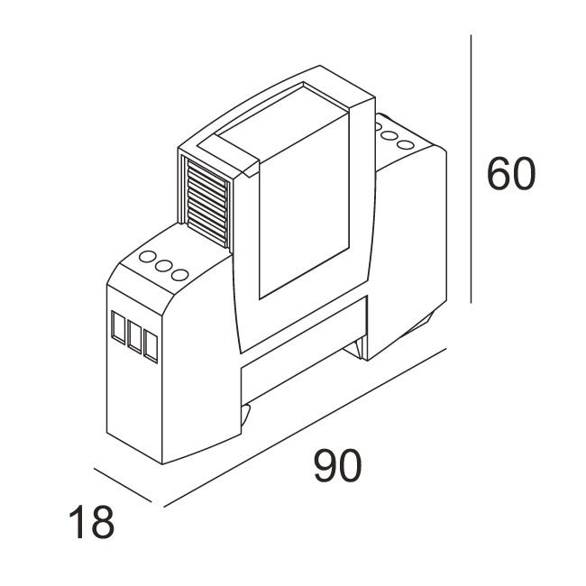 Afbeeldingen van DC SURGE PROTECTOR 30V-DC IP20