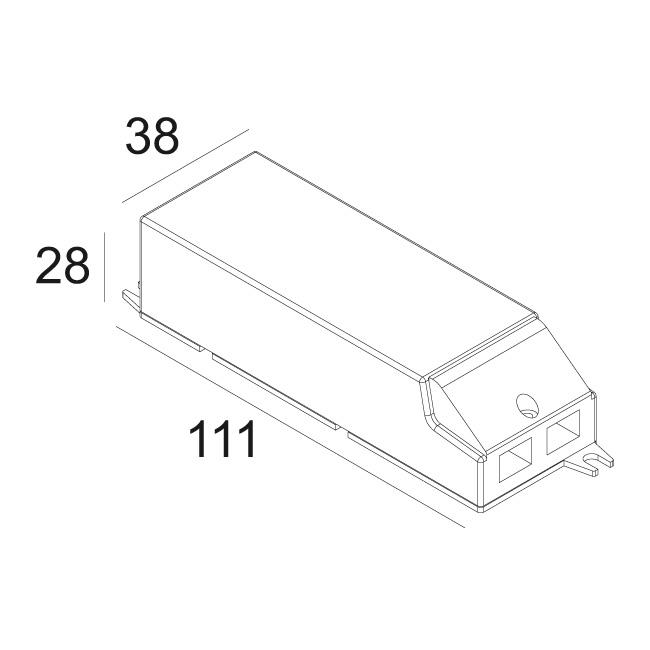 Afbeeldingen van LED POWER SUPPLY 1050mA-DC / 22W IP20