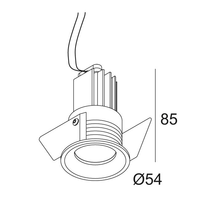 Afbeeldingen van MICRO REO 92735 B IP20 LED - 2700K - CRI90 - 35°