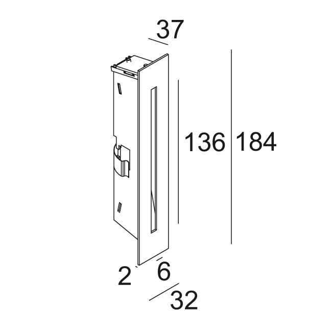 Afbeeldingen van INLET S HW A IP20 LED - 2700K - CRI80