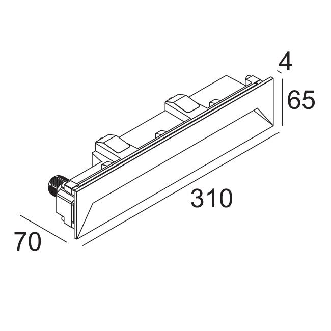 Afbeeldingen van LOGIC W L W IP65 LED - 3000K - CRI80