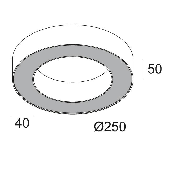 Afbeeldingen van SUPER-OH! XS 25 DIM8 W IP40 LED - 3000K - CRI80