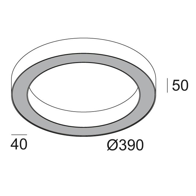 Afbeeldingen van SUPER-OH! XS 39 DIM8 B IP40 LED - 3000K - CRI80