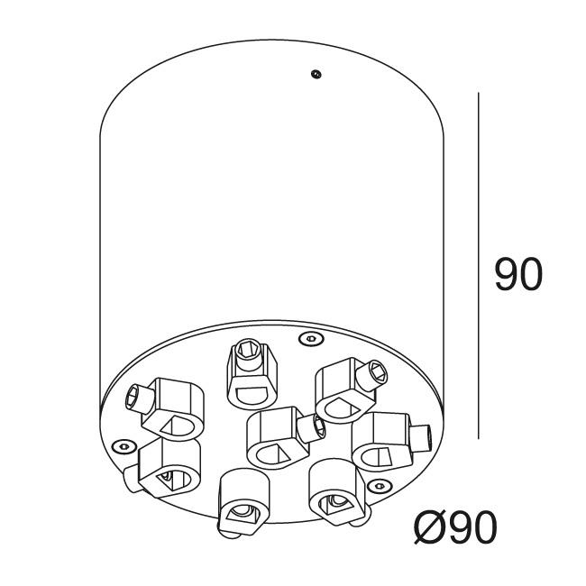 Afbeeldingen van SUPER-OH! XS CEILING BASE B