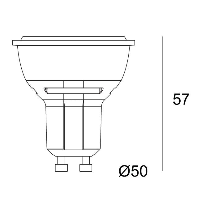 Afbeeldingen van HALOLED Hi - 36° (4,5W) HW - 2700K - CRI90 - 36°