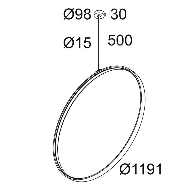 Afbeeldingen van SUPERLOOP VR 120 SBL 930 B IP20 LED - 3000K - CRI90