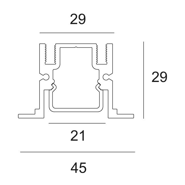 Afbeeldingen van FTL45 - PROFILE ANO LED