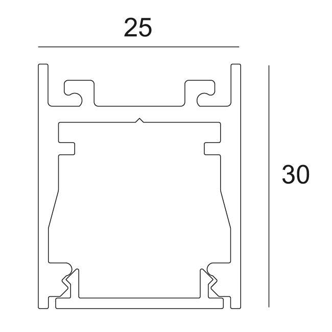 Afbeeldingen van FTL25 F - PROFILE ANO LED