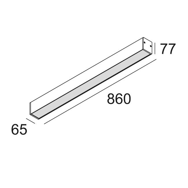 Afbeeldingen van B-LINER 6532 IP W IP65 LED - 3000K - CRI90