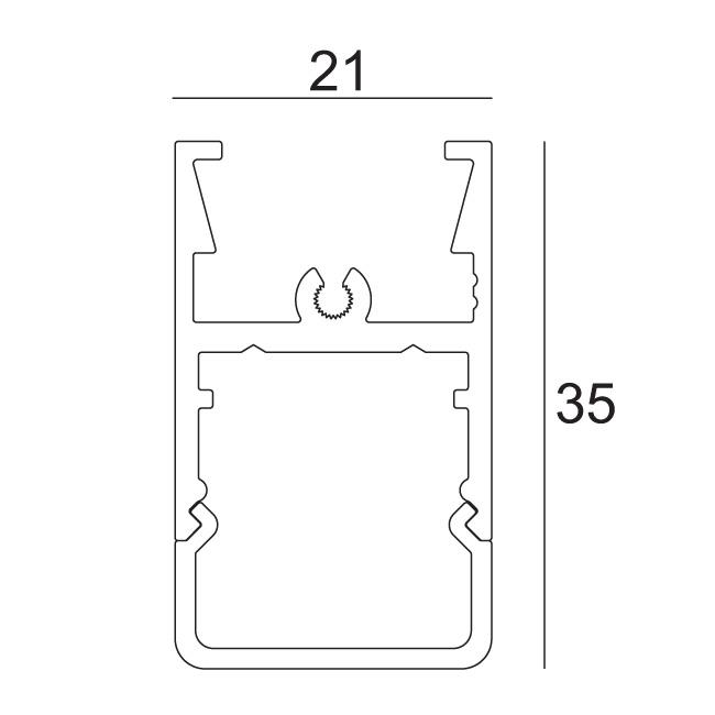 Afbeeldingen van FTL35 - PROFILE ANO LED