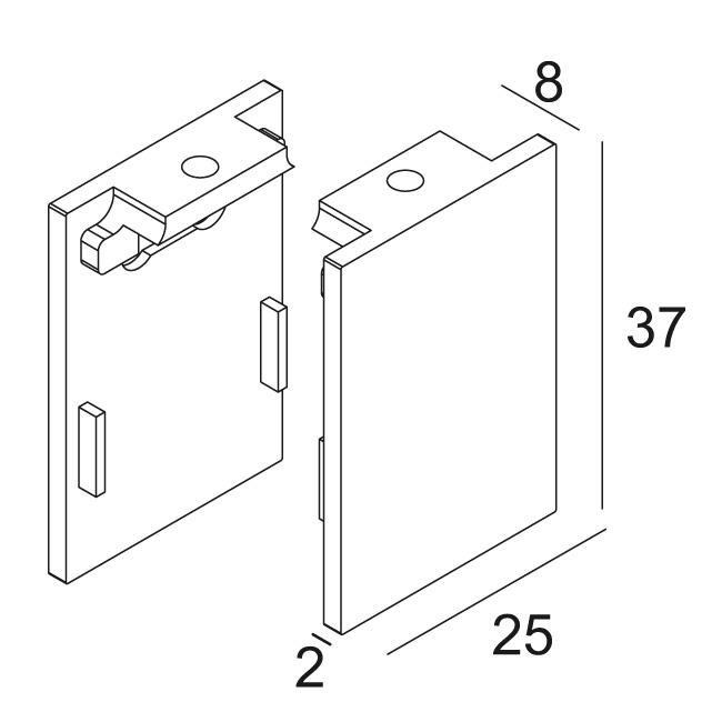 Afbeeldingen van FTL35 F HE - END CAP SET B