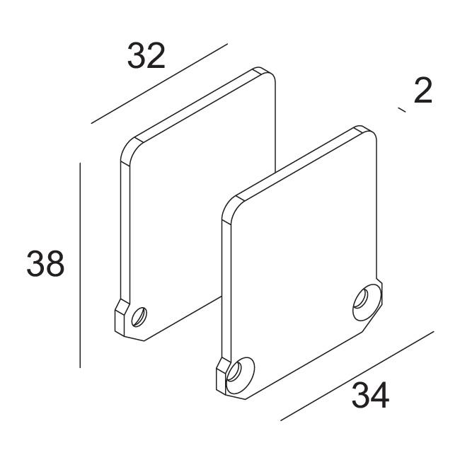 Afbeeldingen van FTL35 TR - END CAP SET B