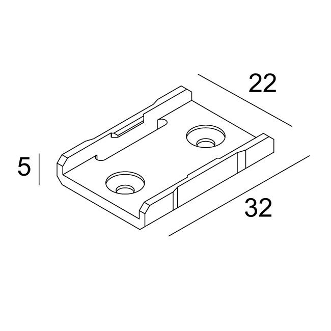 Afbeeldingen van FTLW/FTL25F/SHL 19 MOUNTING CLIP SET