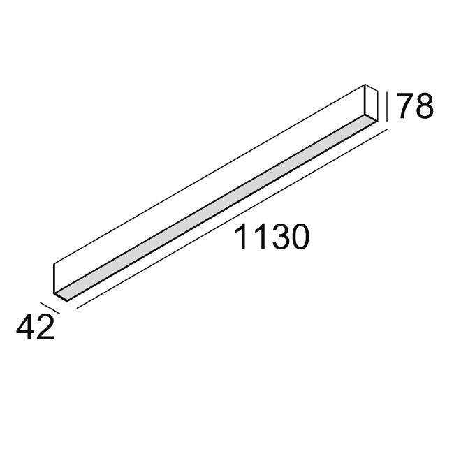 Afbeeldingen van MICROLINE 40 P2483 W IP20 LED - 3000K - CRI90