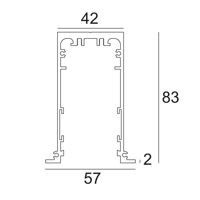 Afbeeldingen van MIC60 - PROFILE ANO LED