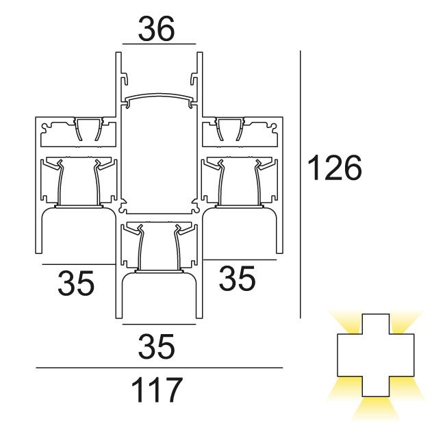 Afbeeldingen van OAO - PROFILE W LED