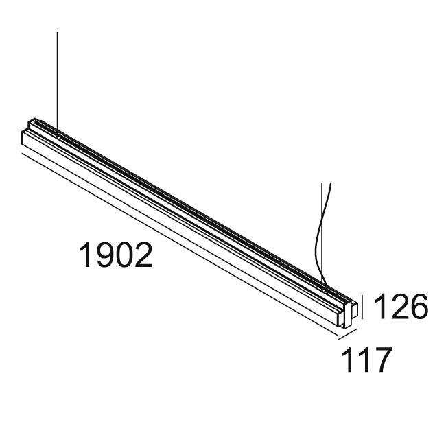 Afbeeldingen van ONE-AND-ONLY P20 DOWN-UP 930 DIM5 W-W IP20 LED - 3000K - CRI90