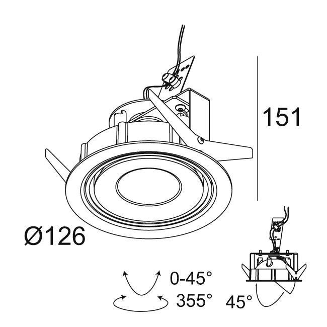 Afbeeldingen van TWEETER M ST 92733 B-C IP23/20 LED - 2700K - CRI90 - 33°