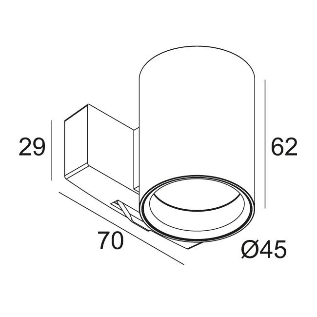 Afbeeldingen van SUPERLOOP-FIX 45 92740 MDL B IP20 LED - 2700K - CRI90 - 40°