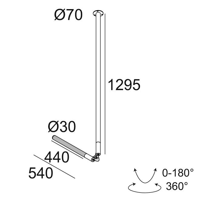 Afbeeldingen van XY180 S121 DIM5 B IP20 LED - 3000K - CRI90